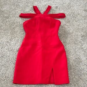 Elegant Red Women's Dress